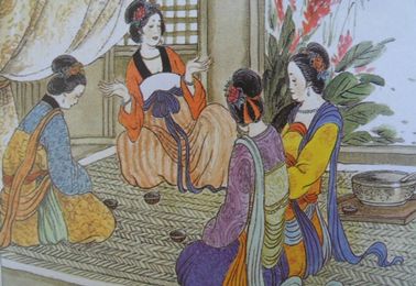 白头宫女在,闲坐说玄宗。